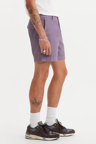 Bermuda in velluto Authentic 6" - Malva