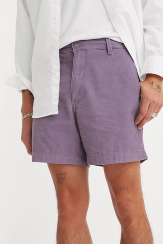 Bermuda in velluto Authentic 6" - Malva