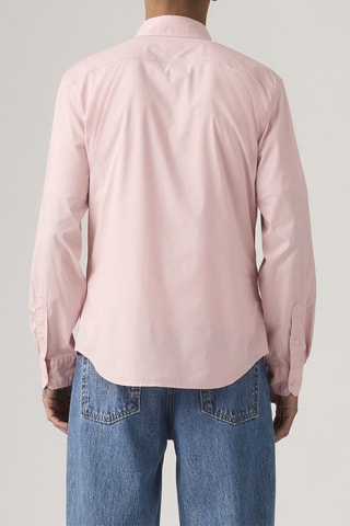 Chemise slim LS Battery - Rose