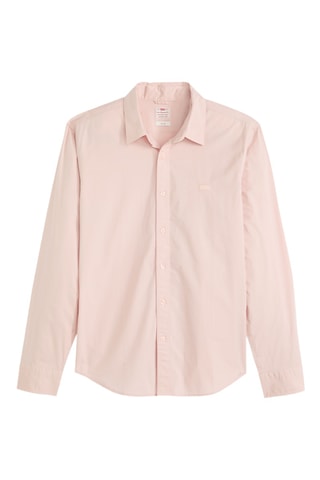 Chemise slim LS Battery - Rose