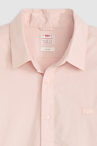 Chemise slim LS Battery - Rose
