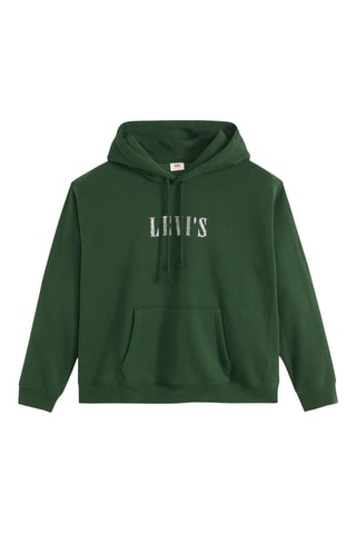 Felpa con cappuccio Graphic Everyday - Verde scuro
