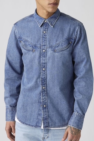 Chemise Smiley - Indigo