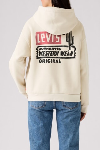 Felpa con cappuccio LSE Graphic - Beige