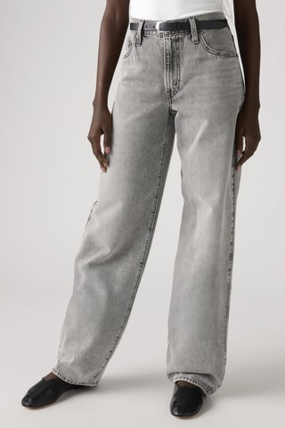 Jeans wide legs baggy - Grigio
