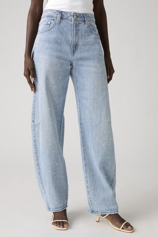 Jeans wide legs - Indaco