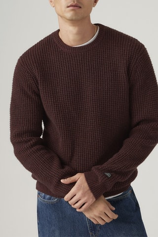 Pull en laine Presidio - Marron