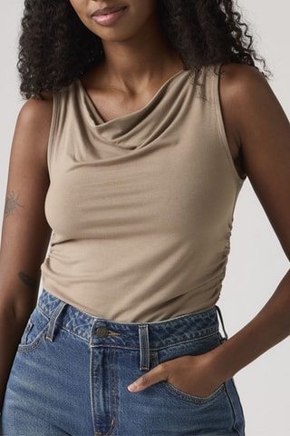 Top senza maniche Clea - Beige