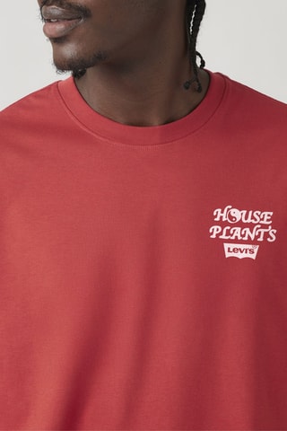 T-shirt relaxed - Rouge