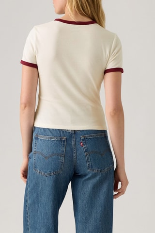 T-shirt Ringer - Bianco