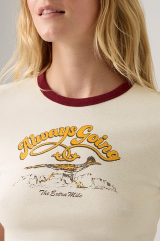T-shirt Ringer - Bianco