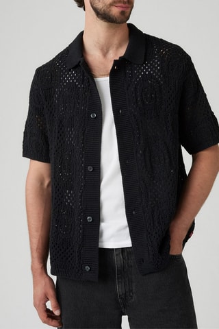 Chemise Camp - Noir