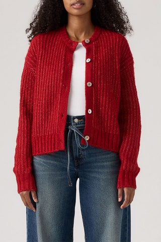 Cardigan - Rosso