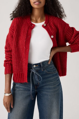 Cardigan - Rosso
