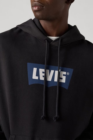 Sweat à capuche Graphic - Noir