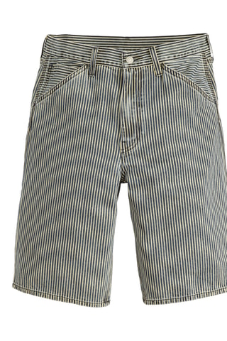 Bermuda loose 568™ - Bianco e blu scuro