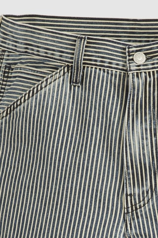 Bermuda loose 568™ - Bianco e blu scuro