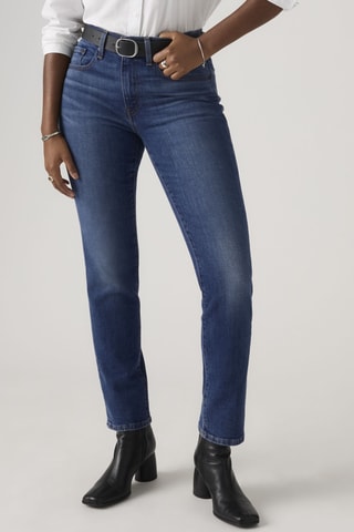 Jeans 724™ straight a vita alta - Indaco scuro