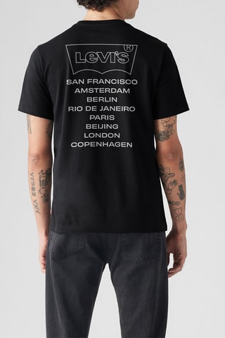 T-shirt relaxed - Noir