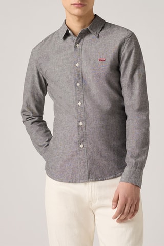 Chemise slim LS Battery - Gris