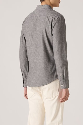 Chemise slim LS Battery - Gris