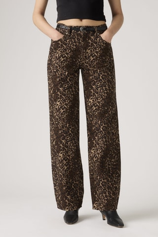Jeans wide legs Baggy - Marrone
