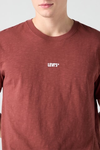T-shirt relaxed - Rouge brique