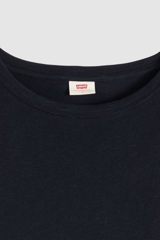 T-shirt Julie Slub - Nero