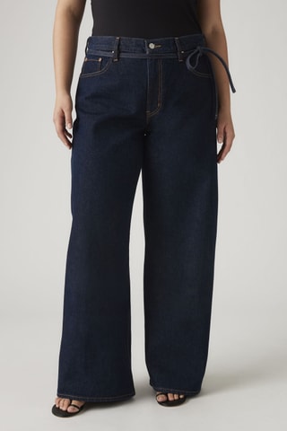 Jeans wide legs - Indaco scuro