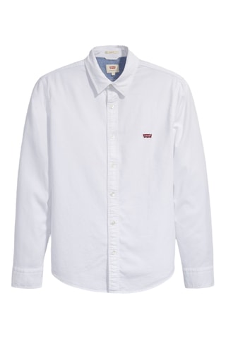 Chemise slim LS Battery - Blanc