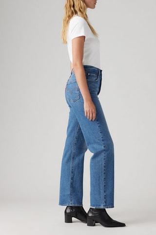 Jeans straight Ribcage - Indaco