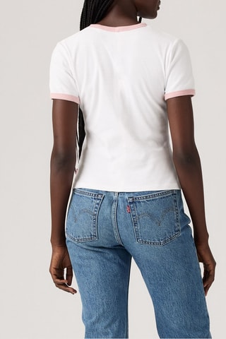 T-shirt Ringer - Bianco