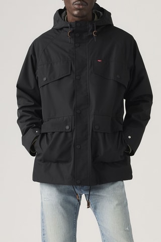 Parka con cappuccio Marina - Nero