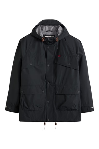 Parka con cappuccio Marina - Nero