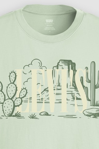 T-shirt Boxy - Vert clair