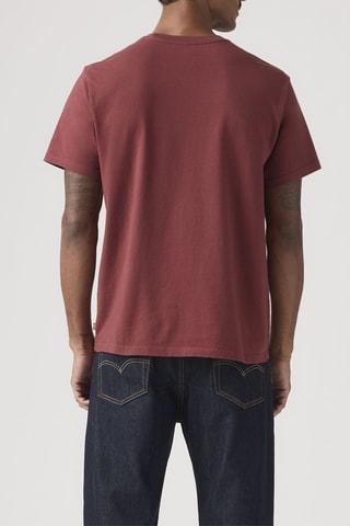 T-shirt relaxed - Bordeaux