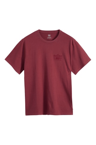T-shirt relaxed - Bordeaux