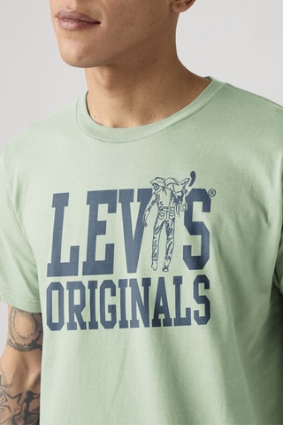 T-shirt relaxed - Vert clair
