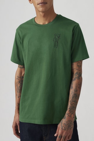 T-shirt relaxed - Vert