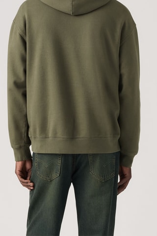 Sweat à capuche Relaxed - Vert