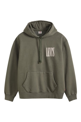 Sweat à capuche Relaxed - Vert