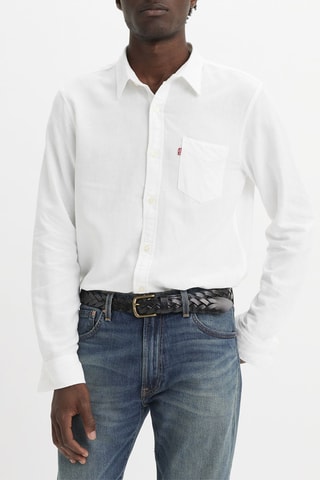 Chemise en lin Sunset - Blanc