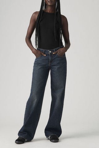 Jeans wide legs - Indaco scuro