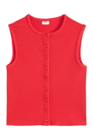 Top senza maniche - Rosso