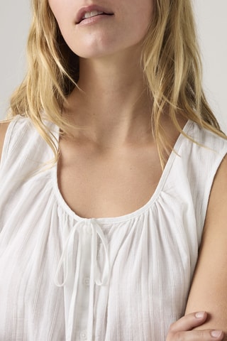Blusa senza maniche - Bianco