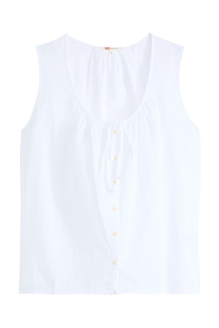 Blusa senza maniche - Bianco