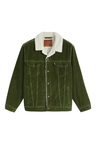 Giacca sherpa Relaxed - Verde scuro
