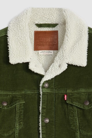 Giacca sherpa Relaxed - Verde scuro