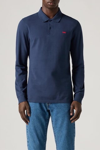 Polo slim - Bleu marine