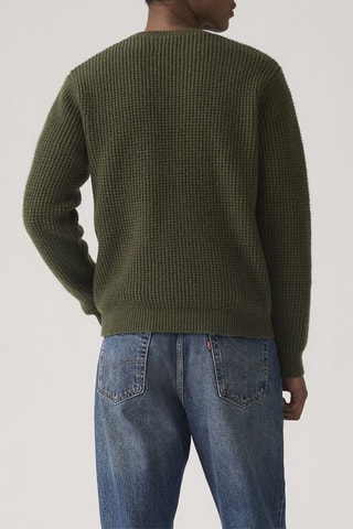 Pull en laine Presidio - Vert kaki